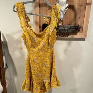 Hello Molly Mustard yellow dress